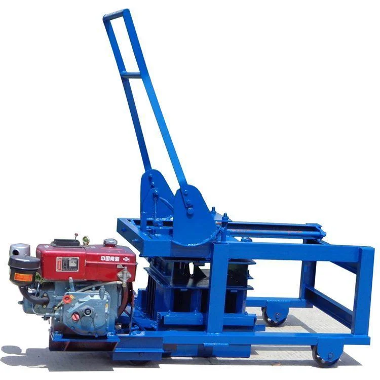 Diesel Engine Powered Hydraulic Concrete Block Making Machine Concrete Block Making Machine Interlocking Concrete Block Making Machine