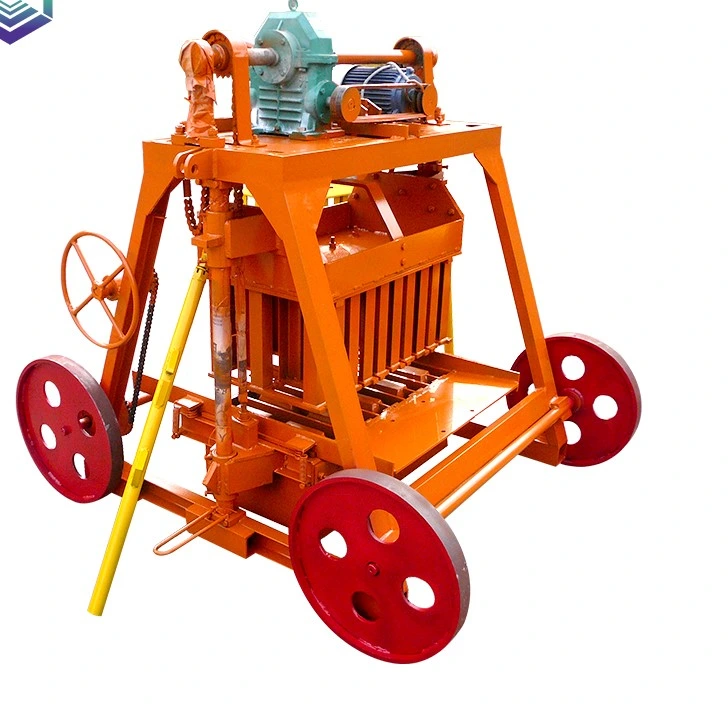 Qmy4-45 Diesel Egg Laying Concrete Block Machine Price Interlocking Manual Brick Making Machinery