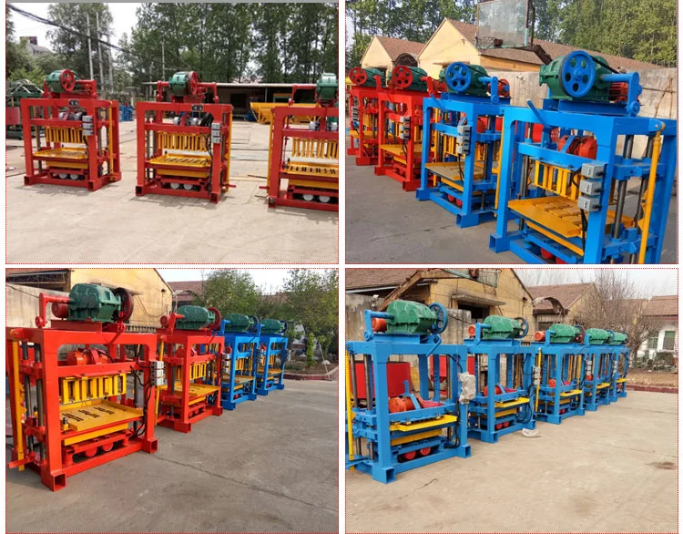 Diesel Vibrating Soil Hollow Cement Laying Block Concrete Brick Making Machine