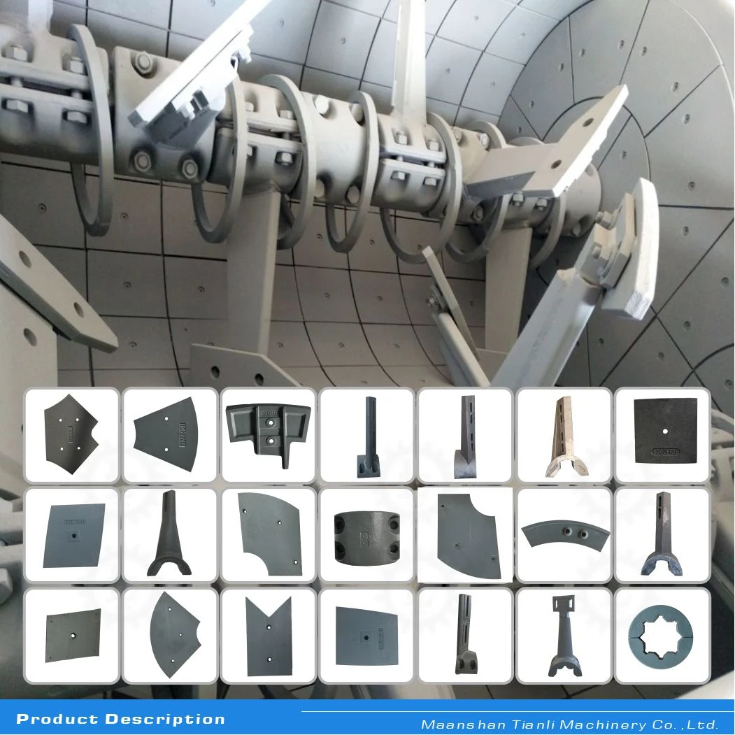 Bhs Sicoma Zoomlion Cifa Lintec Durable High Chrome Concrete Planetary Mixer Spares