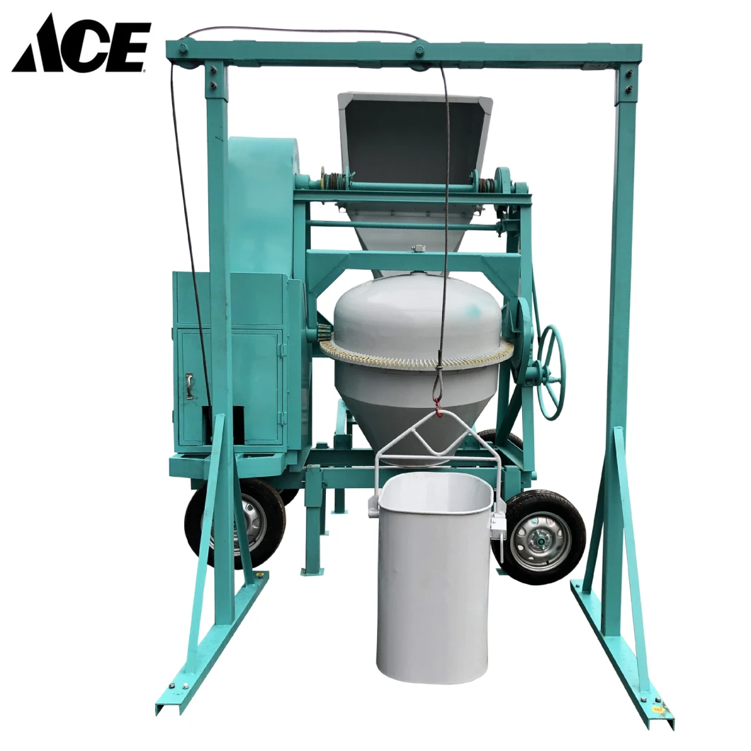 Lift Bucket Mobile Concrete Mixer/Lift Hopper Concrete Mixer