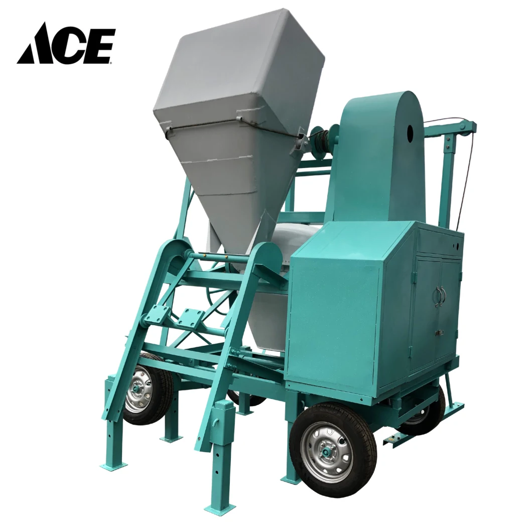 Tdcm500-DHL Total Drum Capacity 500L Concrete Mixer with Lift Hopper/ Cement Mixer