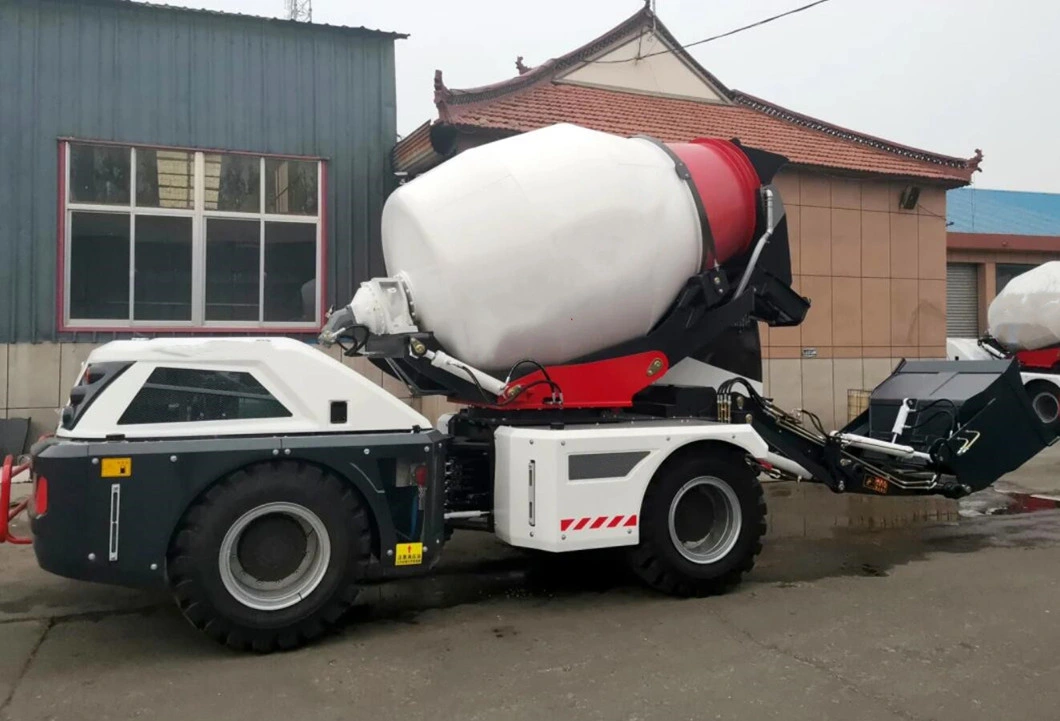 3.5cbm Self Loading Diesel Portable Concrete Mixer Machine with Pump Truck to Make Concrete Blocks with Lift Concrete Mixer Truck