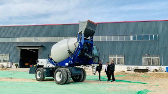 China Mixer Truck Leite Fabricante 1 a 6 Cbm Pequeno Mini Self Loading Concrete Truck Mixer com Hidráulica Concrete Mixer Machine Preços para Venda