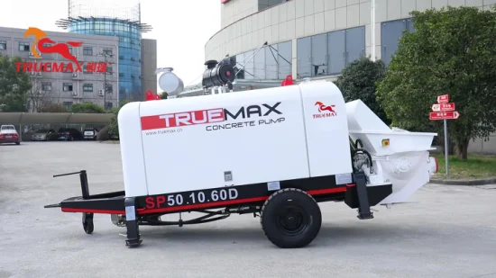 Truemax Machine Sp50.10.60d Concrete Machinery Putzmeister Reboque Estacionário Diesel Bomba de Cimento para Venda